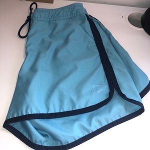 Blue nike shorts